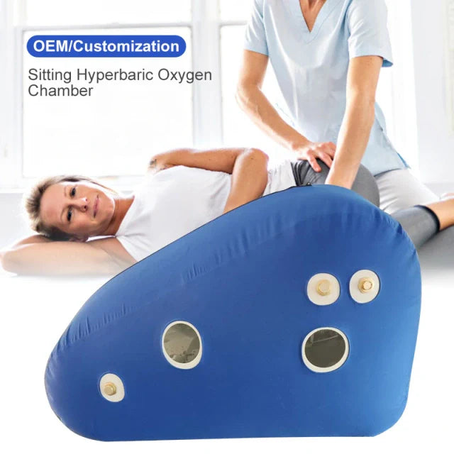 Oxyair 1.5 ATA Seated Chamber, Customized design with transparent window.