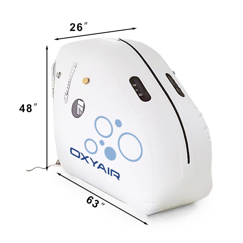 Oxyair Seated Hyperbaric Chamber, product dimension
