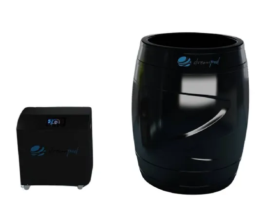 Dreampod Cold Plunge Barrel with Chiller - Compact Plunge Ice Bath