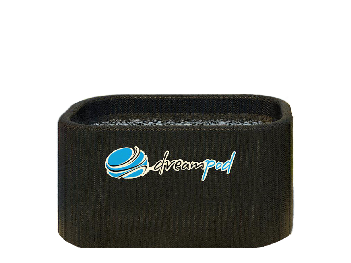 Portable Cold Plunge with Chiller - Ice Bath Flex Black from Dreampod