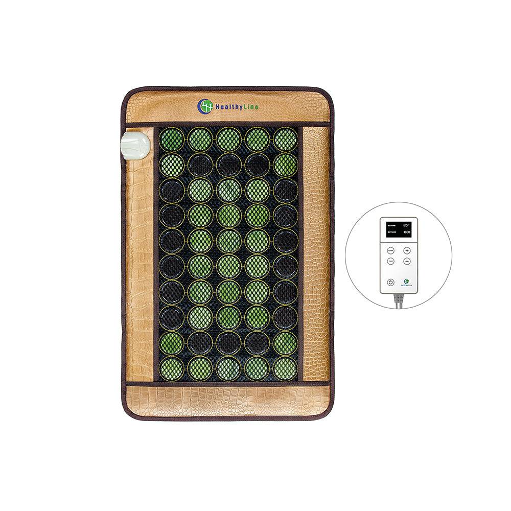 Infrared heating mat with jade & tourmaline and LED controller display