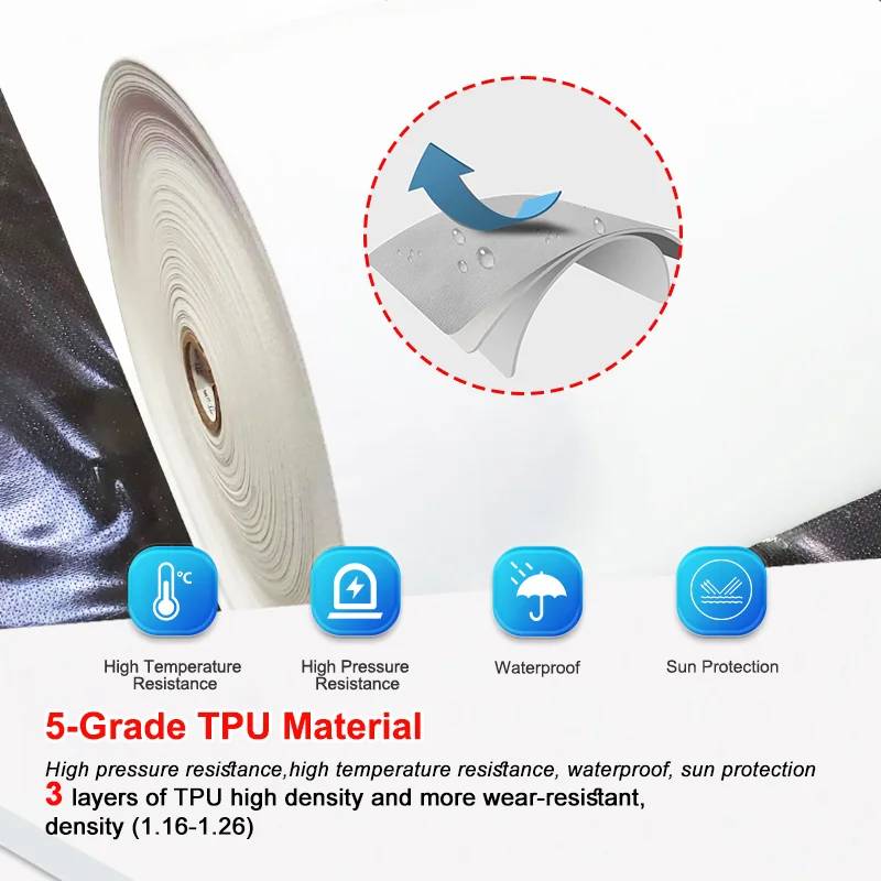 Close-up of 5-grade TPU material used in Oxyair 1.5 ATA chamber