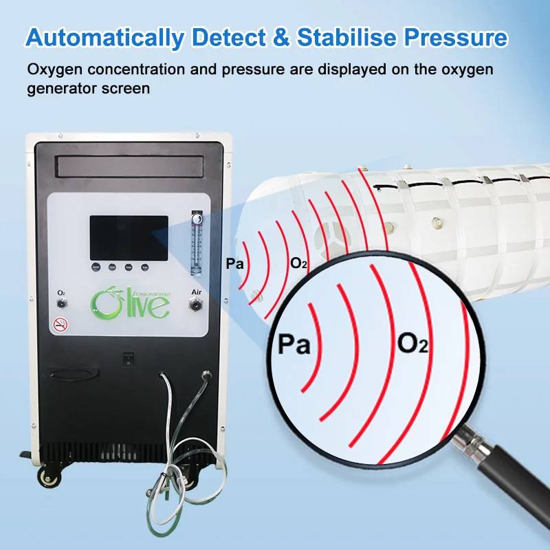 Oxyair 2.0 ATA Chamber, Automatically detects and stabilizes pressure.