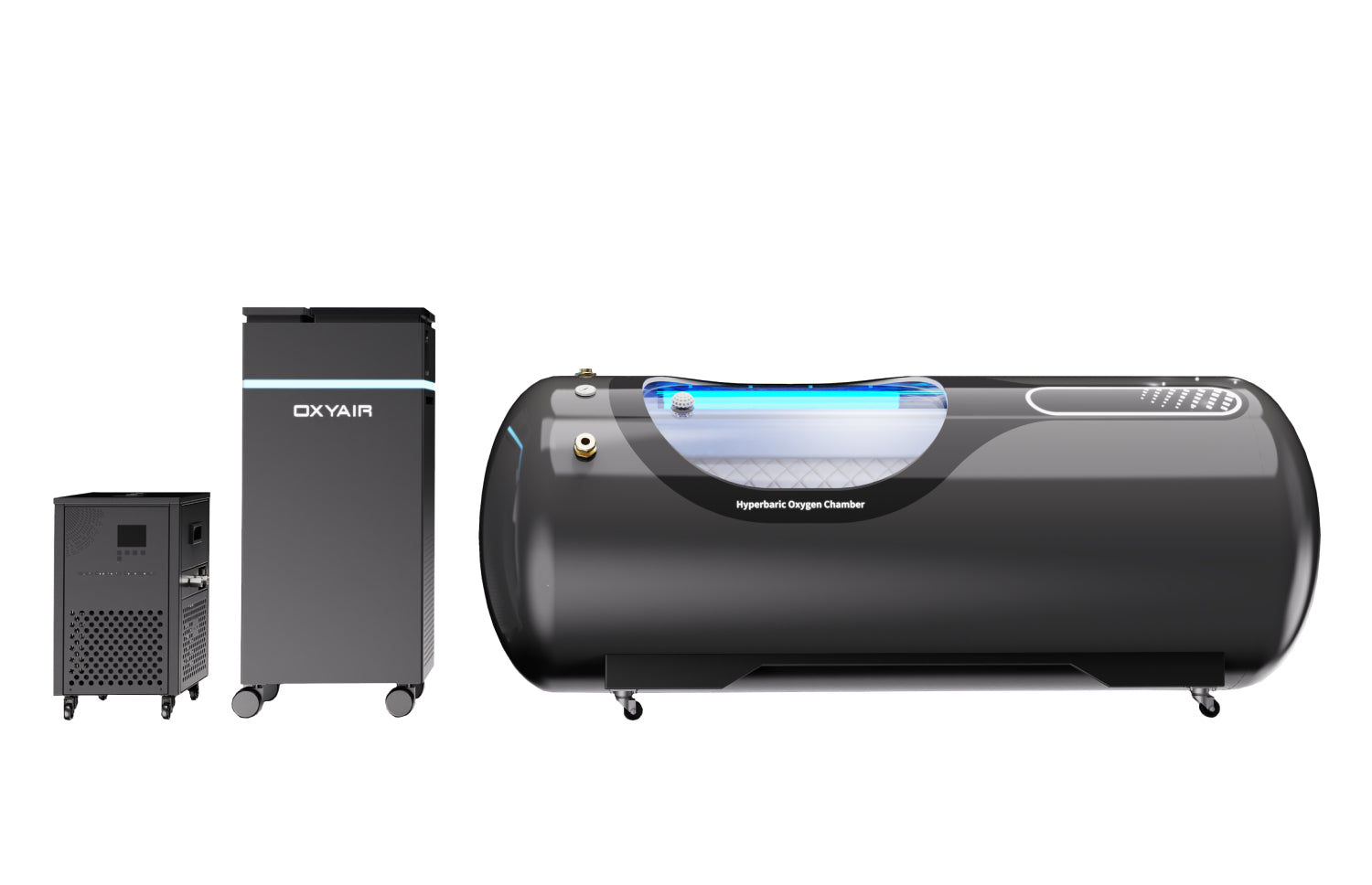 Oxyair 2.0 ATA Supine Hard Body Hyperbaric Chamber YTD03