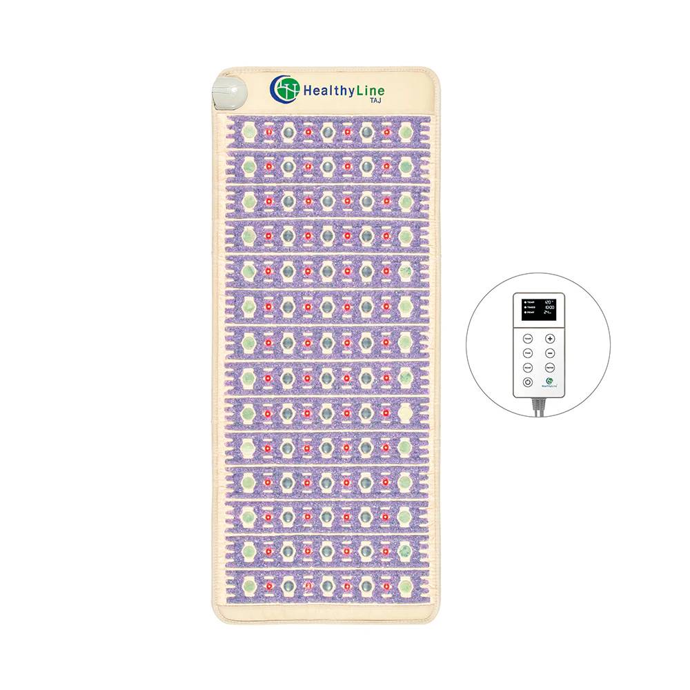 TAJ Series PEMF InfraMat Pro 60"x24" full-body heating mat with LED control