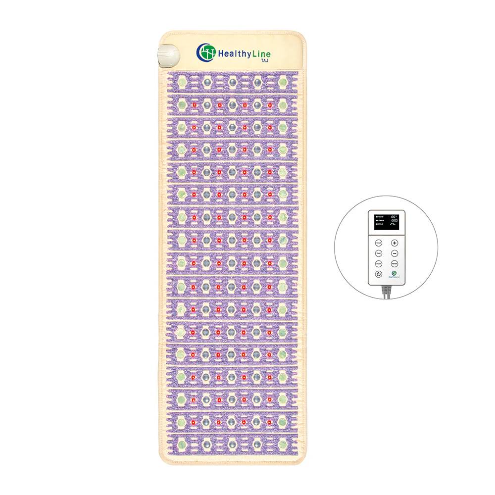 TAJ Series PEMF InfraMat Pro 72"x24" with infrared heat, PEMF, and photon light