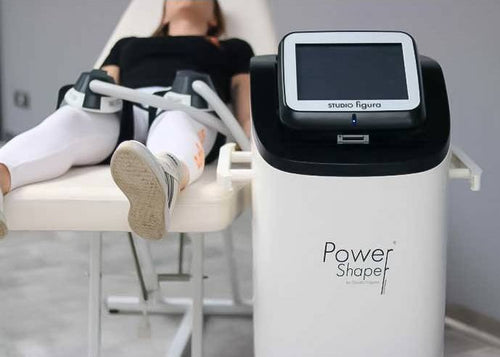 Power Shaper Pro providing a comfortable non-invasive body shaping treatment in a professional wellness clinic