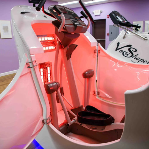Elliptical Bike Trainer with Red Light Therapy and Negative Ion System - Swan Infra Shaper