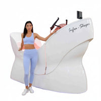 Elliptical Bike Trainer with Red Light Therapy and Negative Ion System - Swan Infra Shaper