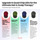 Explore the four therapeutic light wavelengths available with the Hooga ColorWave LED Light Therapy Hat