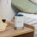 HealthyLine Generation 50 negative ion generator on a bedside table creating a fresh personal air space