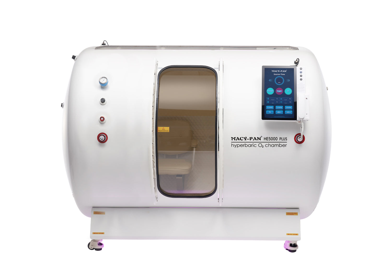 Multi-Place Hyperbaric Chamber Macy Pan HE5000 Plus with 2.0 Maximum ATA, Seats up to 5