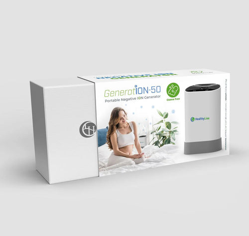 Negative Ion Generator for Home and Travel by Healthyline