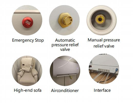 Kingshare 2.0 ATA Seated Hyperbaric Oxygen Chamber with Hard Shell
