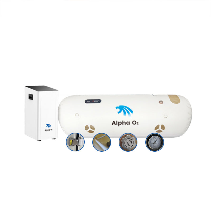 Kingshare Recumbent 1.5 ATA Hyperbaric Oxygen Chamber with Soft Shell