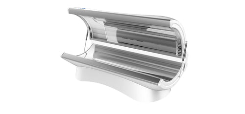 Silver cylindrical object on a white background