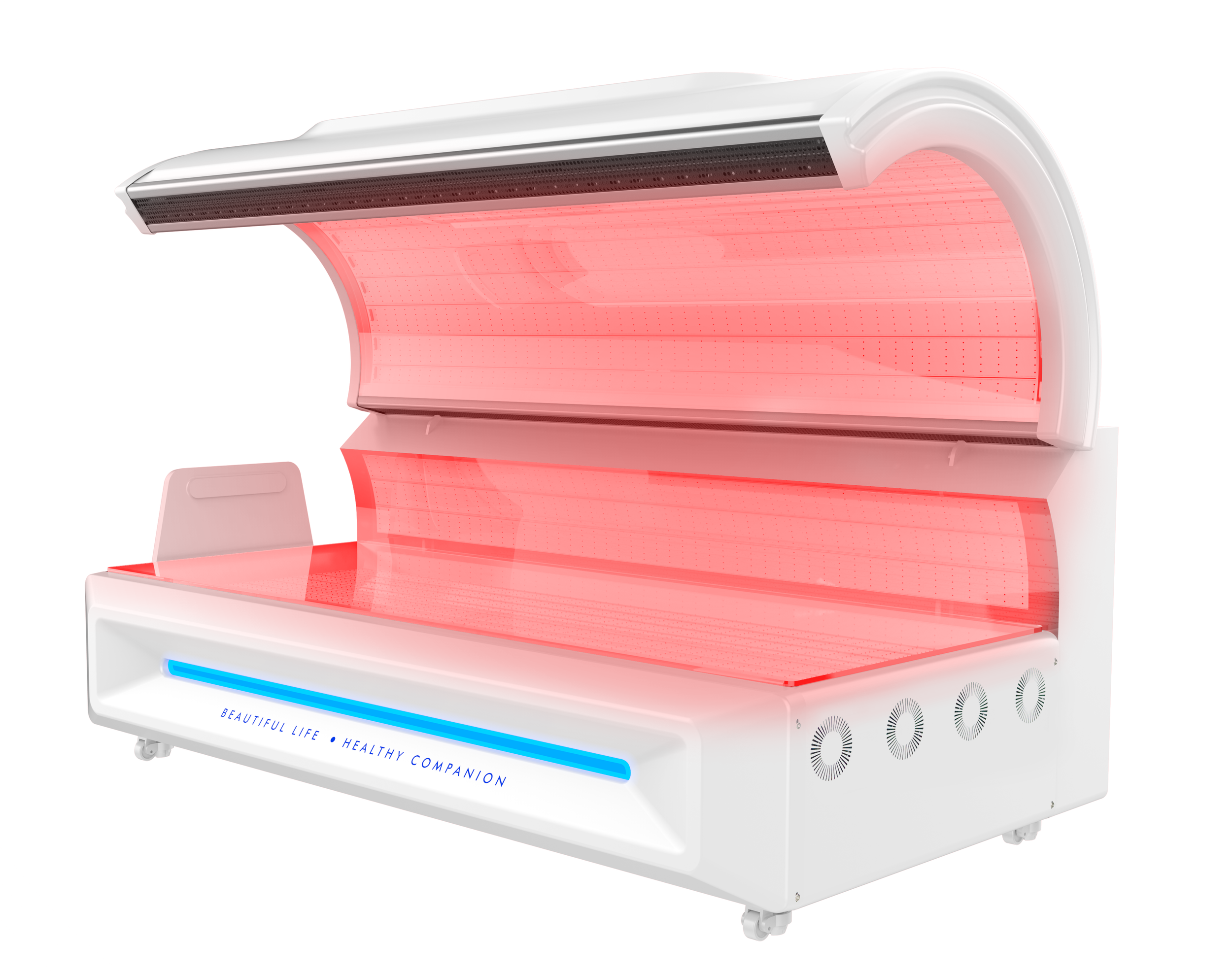 Red Light Therapy Bed for Professional Use, 41600 LEDs, Integrated Body Cooling System