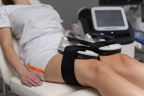 Body Sculpting Machine with Electromagnetic Muscle Stimulation for Fat Reduction and Strength | Power Shaper Pro by Studio Figura