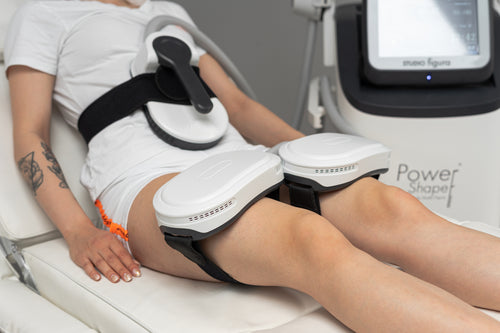Body Sculpting Machine with Electromagnetic Muscle Stimulation for Fat Reduction and Strength | Power Shaper Pro by Studio Figura