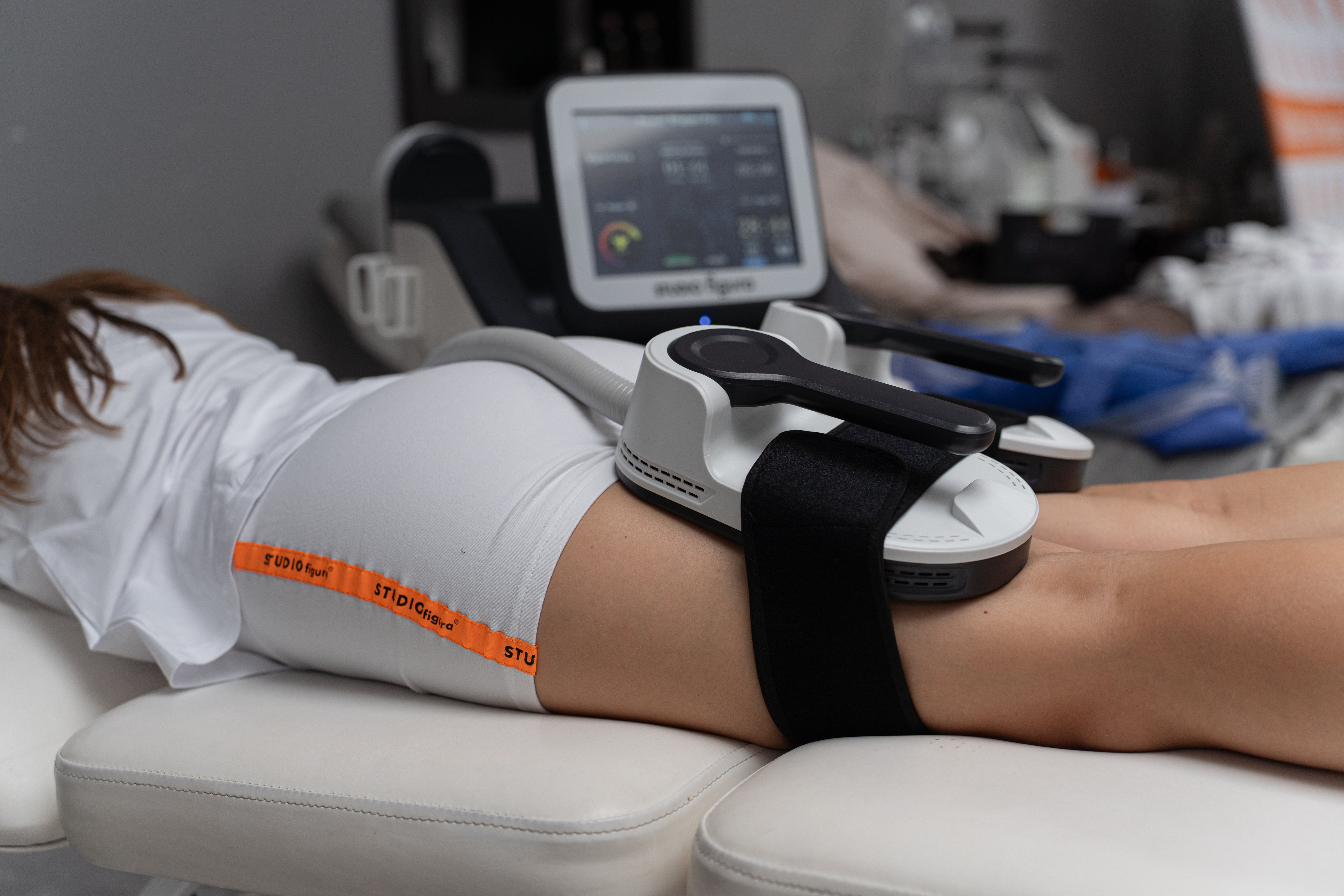 Body Sculpting Machine with Electromagnetic Muscle Stimulation for Fat Reduction and Strength | Power Shaper Pro by Studio Figura