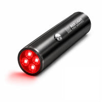 Red Light Therapy Torch with 5 LEDs, Rechargeable, Includes Case and Goggles