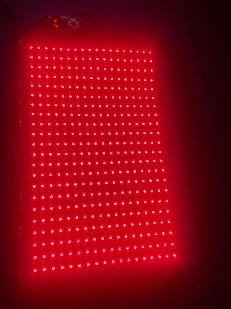 Medium Red Light Mat with 1188 LEDs for Comprehensive Coverage by Red Light Pro Devices