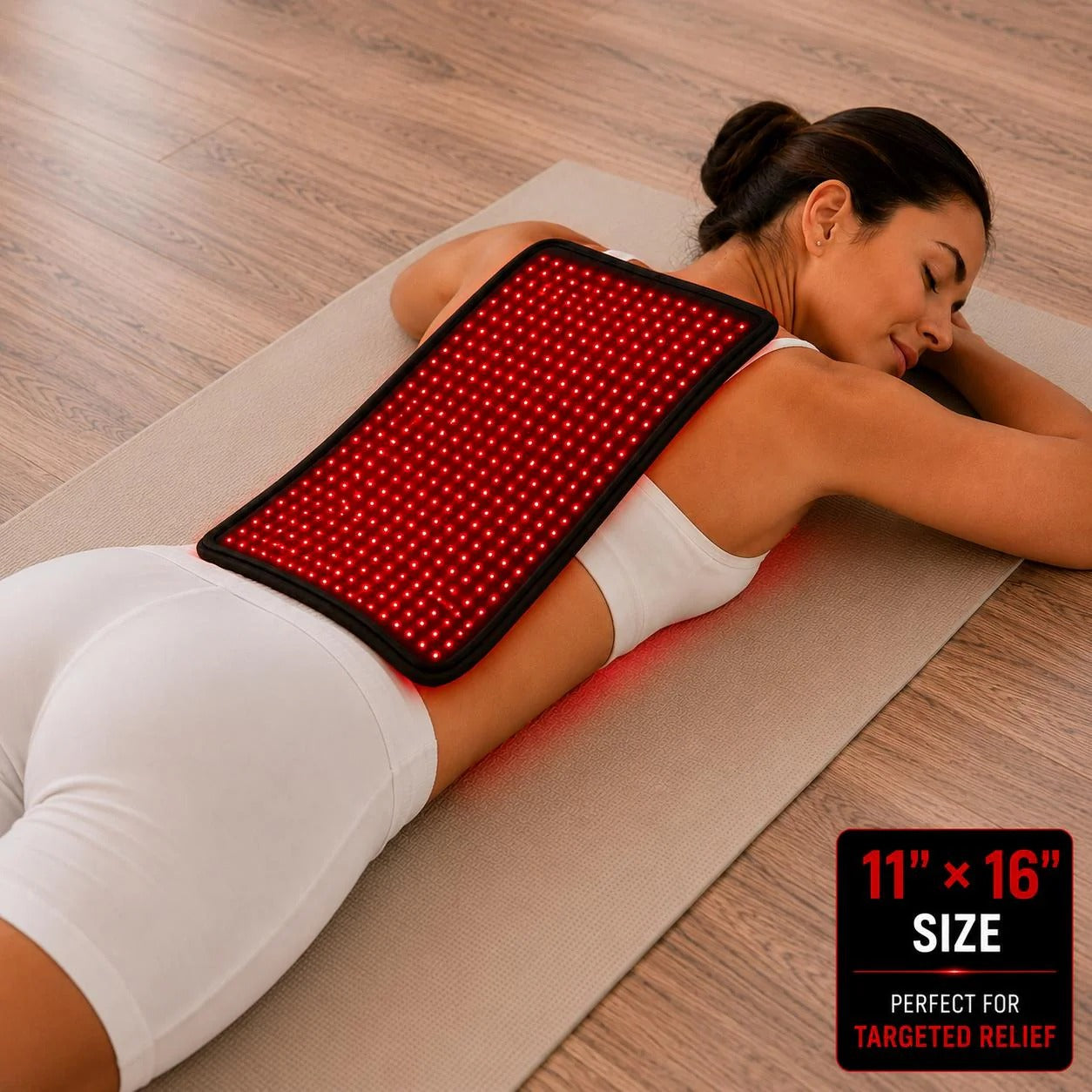 Red Light Therapy Mat with 1188 LEDs for Comprehensive Coverage by Red Light Pro Devices