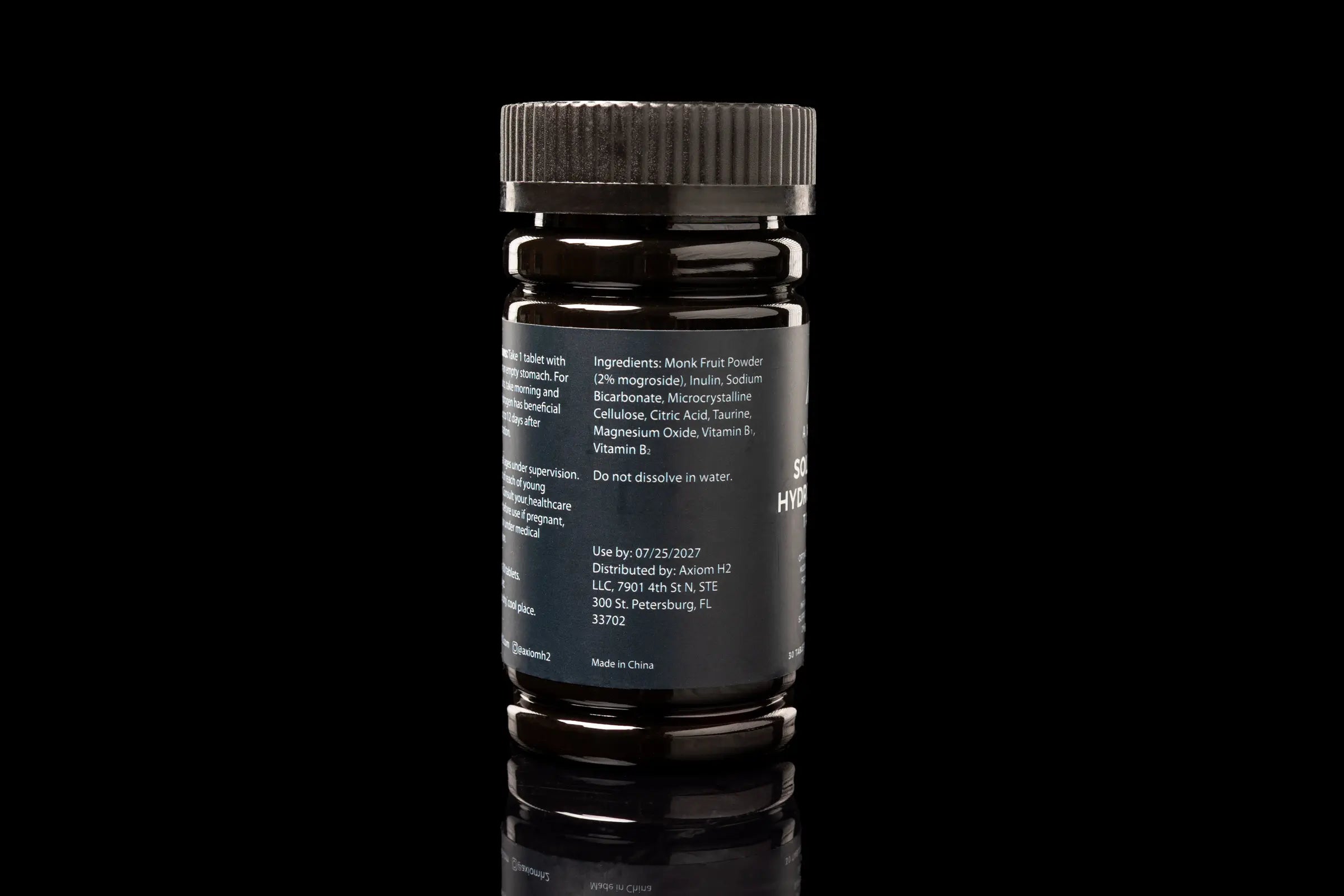 Solid State Hydrogen Tablets for Molecular Hydrogen Delivery, Oral SSH by AxiomH2