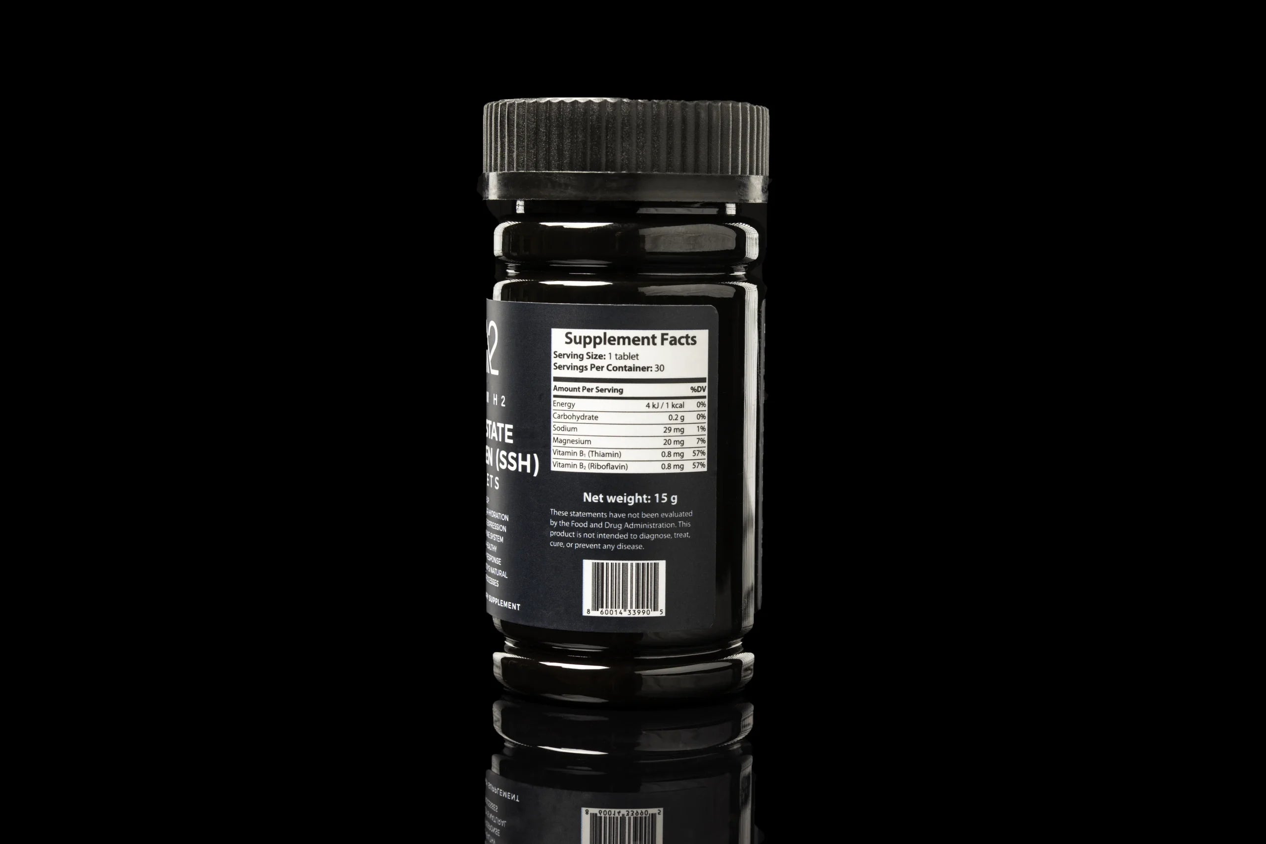 Solid State Hydrogen Tablets for Molecular Hydrogen Delivery, Oral SSH by AxiomH2