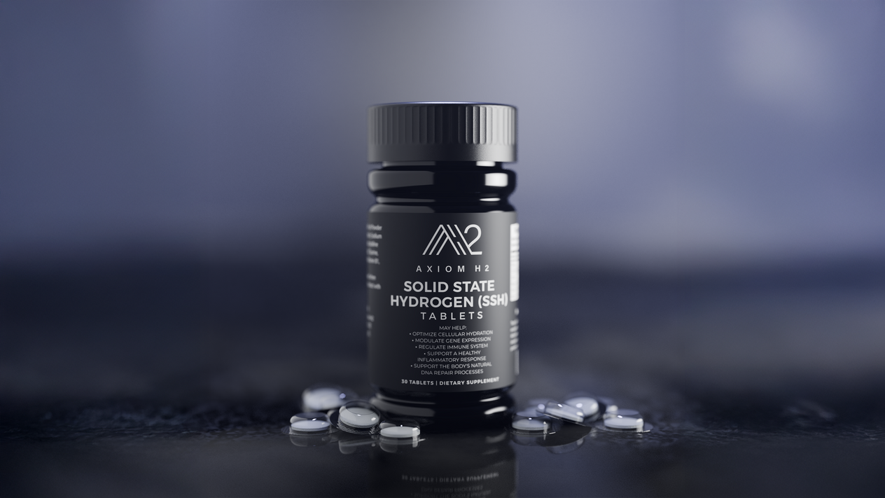 Solid State Hydrogen Tablets for Molecular Hydrogen Delivery, Oral SSH by AxiomH2