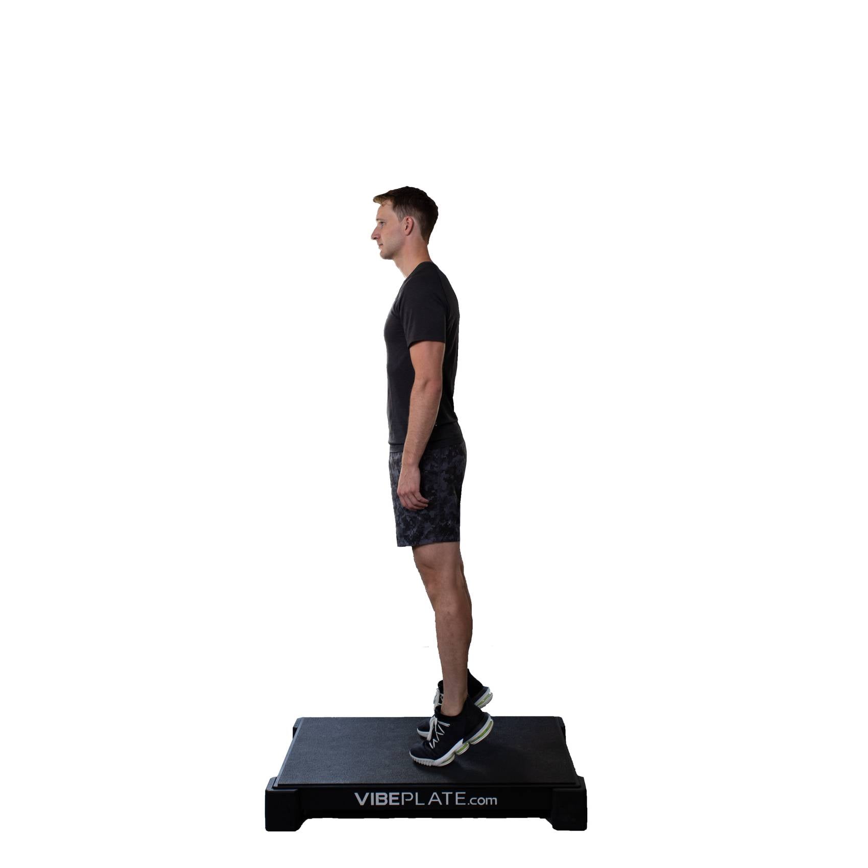 Stable design supports standing exercises for balance, flexibility, and vibration training