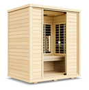 2 Person Infrared Sauna, Sunlighten Amplify II - Includes Chromotherapy, Easy Assembly and Maintenance, Solid Wood Construction