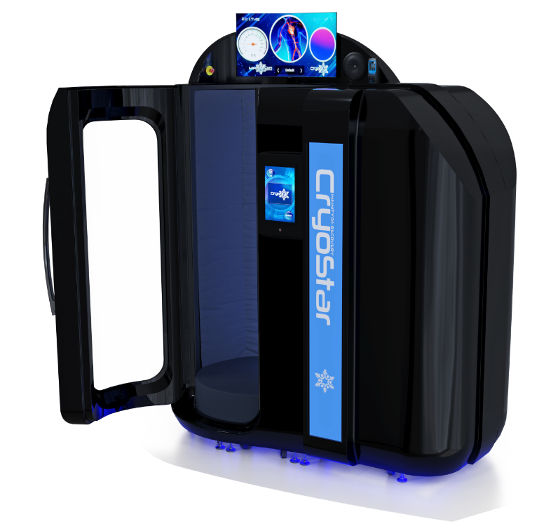 Antarctica Cryotherapy Chamber with Open Head Design, Available in Electric and Nitrogen Styles