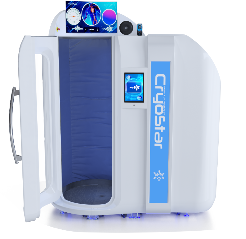 Antarctica Cryotherapy Chamber with Open Head Design, Available in Electric and Nitrogen Styles
