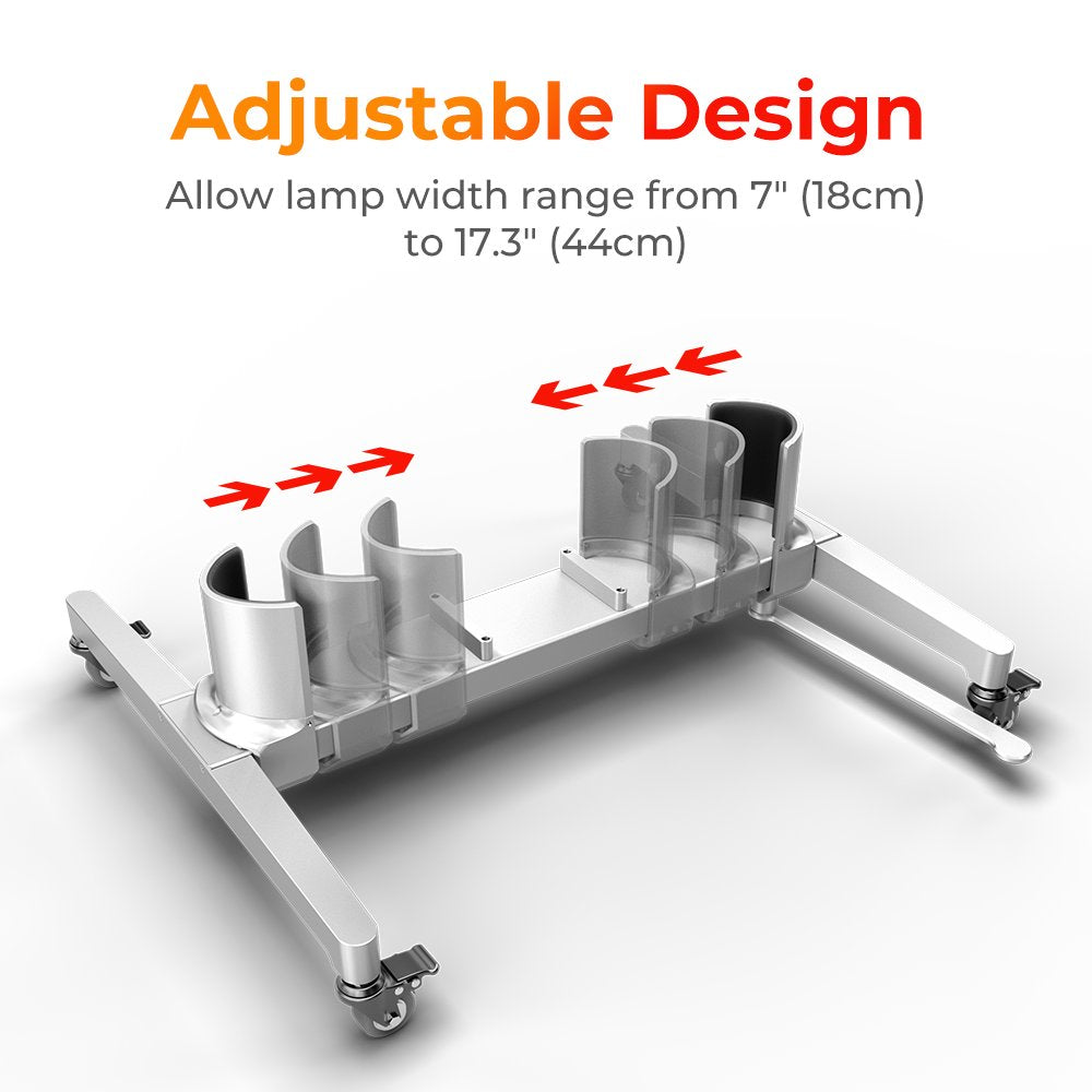 Adjustable Mobile Stand for Red Light Therapy Panel, BestQool