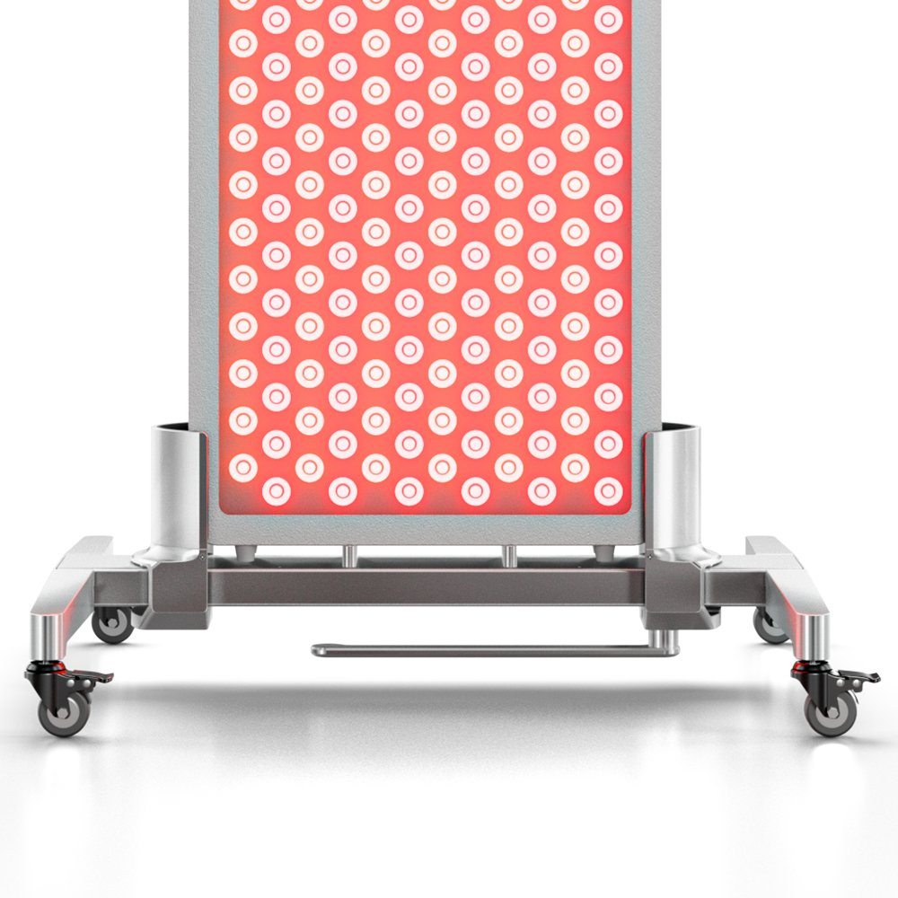 BestQool Adjustable Mobile Stand shown on a stand