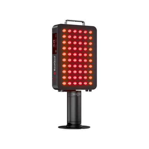 BestQool BQ60Pro clamp red light therapy panel front view on white background