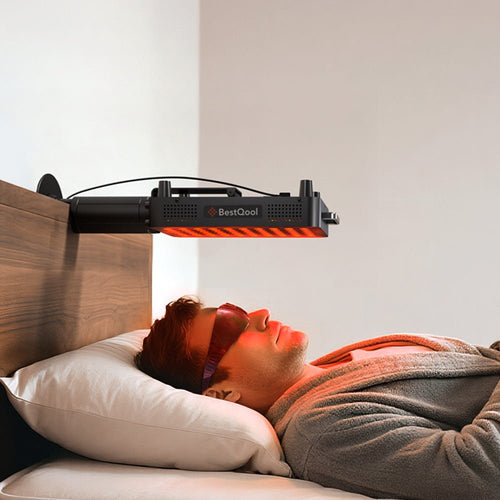 BestQool BQ60Pro clamp red light therapy panel in use