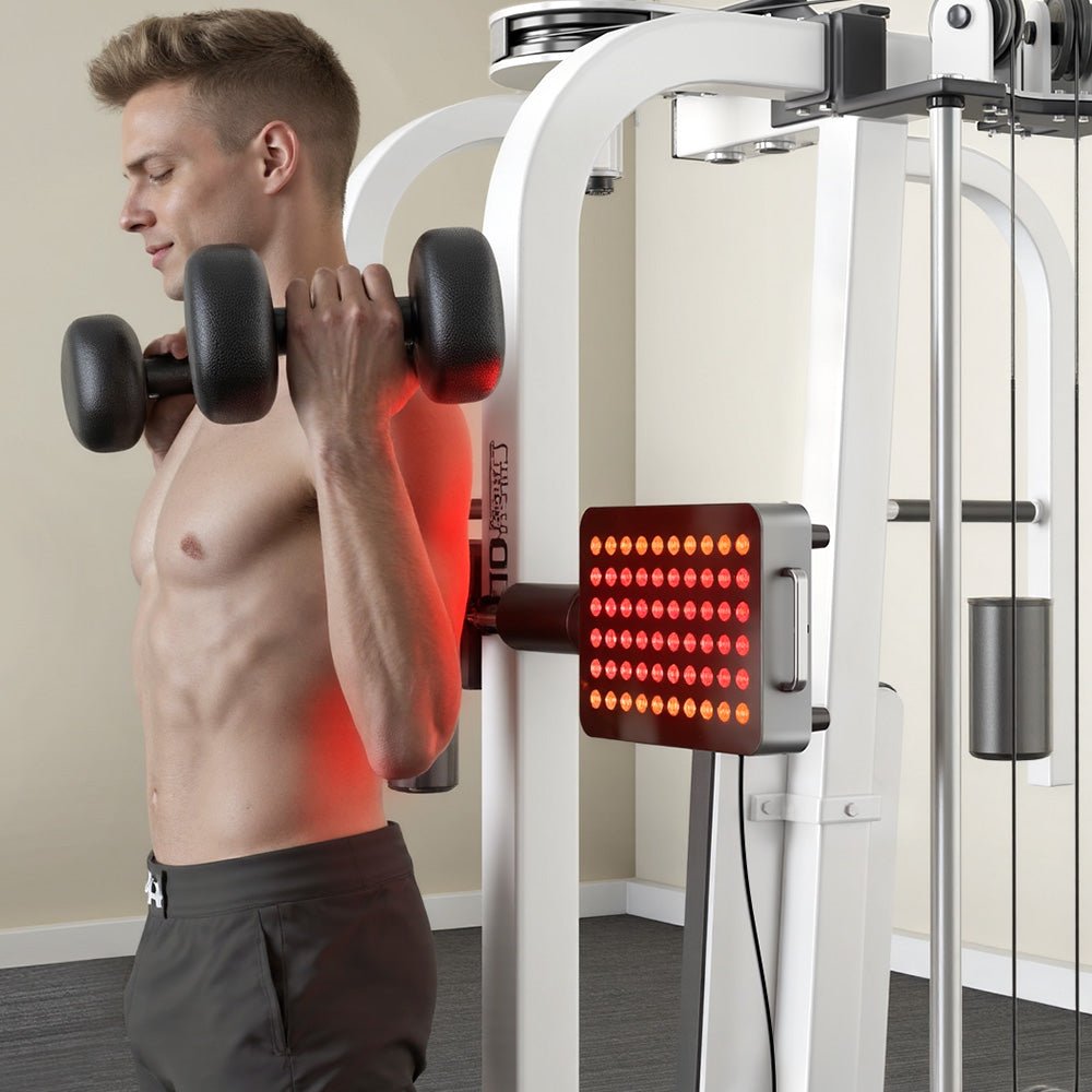 BestQool BQ60Pro clamp red light therapy panel in use
