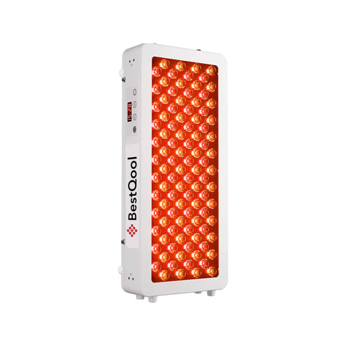 BestQool Pro100 half-body red light therapy panel front view on white background