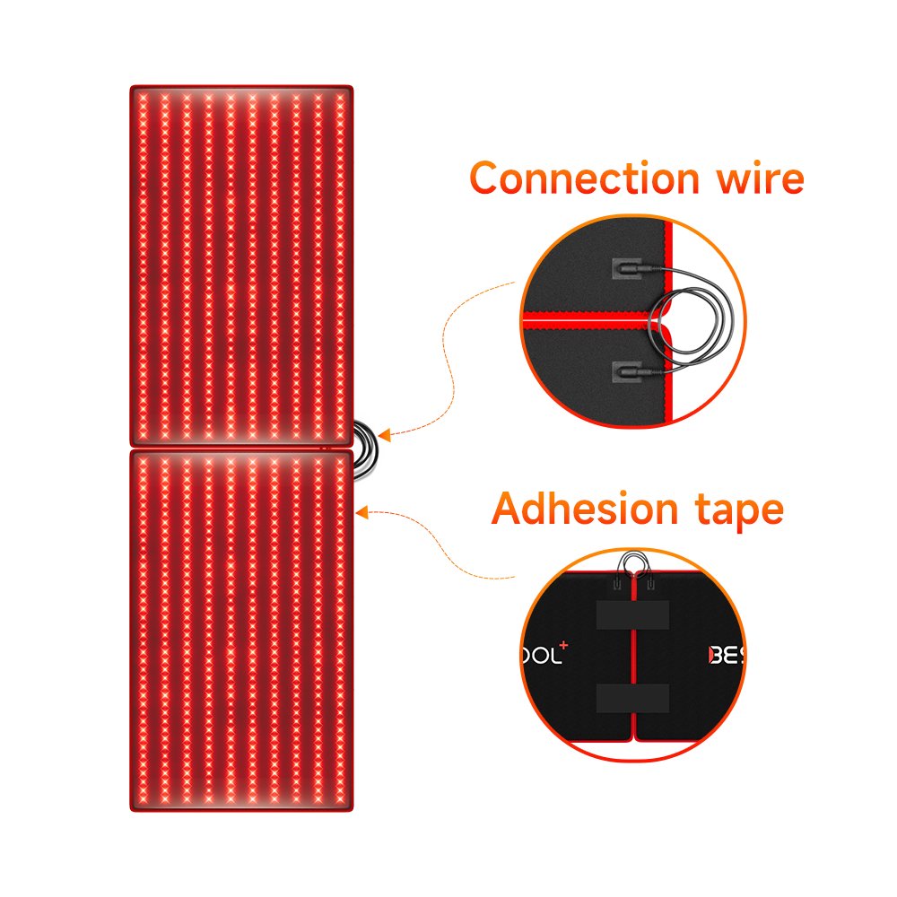 BestQool Redot L red light therapy mat product view