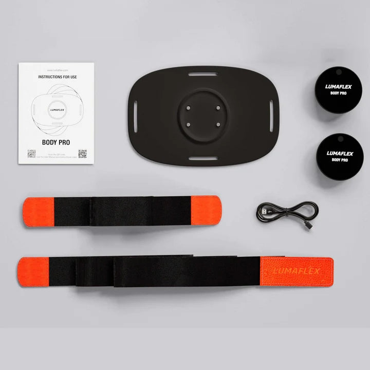 Red Light Therapy Device, Waterproof Flexible Wearable to Reduce Stress and Pain - The Body Pro Kit by Lumaflex
