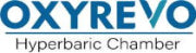 OXYREVO logo for hyperbaric chamber on a white background