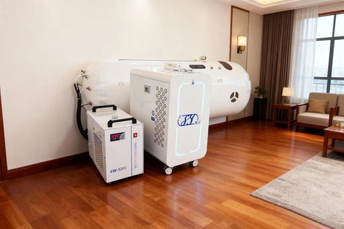 Portable Hyperbaric Chamber with Soft Shell and Supine Positioning