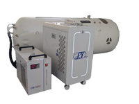 Portable Hyperbaric Chamber with Soft Shell and Supine Positioning