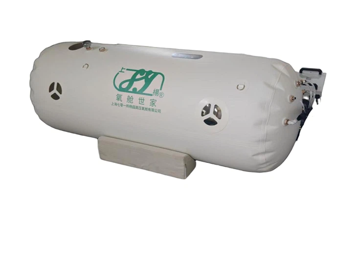 Portable Hyperbaric Chamber with Soft Shell and Supine Positioning