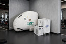 Portable Hyperbaric Chamber with Soft Shell and Seated Positioning