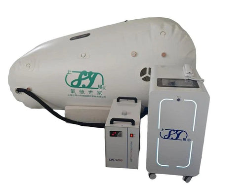 Portable Hyperbaric Chamber with Soft Shell and Recline Positioning