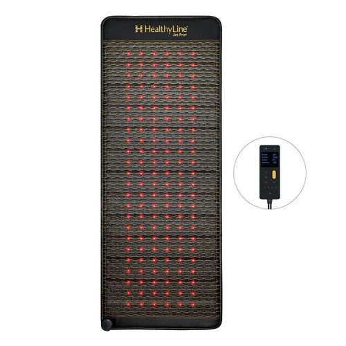 Jet Pro+ PEMF Mat – Infrared therapy mat with LED lights and a handheld controller