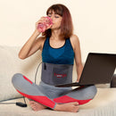Wear the Hooga Red Light Therapy Belt while relaxing, working, or recovering at home with convenient hands free use.